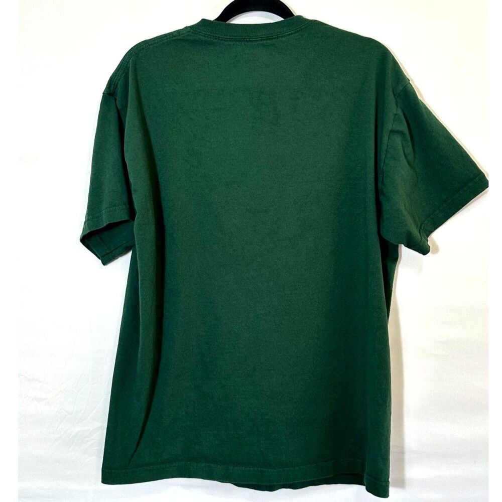 Pleasures Flameboy Men's Neon Green/Blue Graphic Flame Skull T-Shirt Size L - Picture 3 of 3